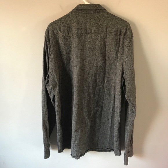 Marc Anthony slim grey button down casual shirt - Picture 7 of 7